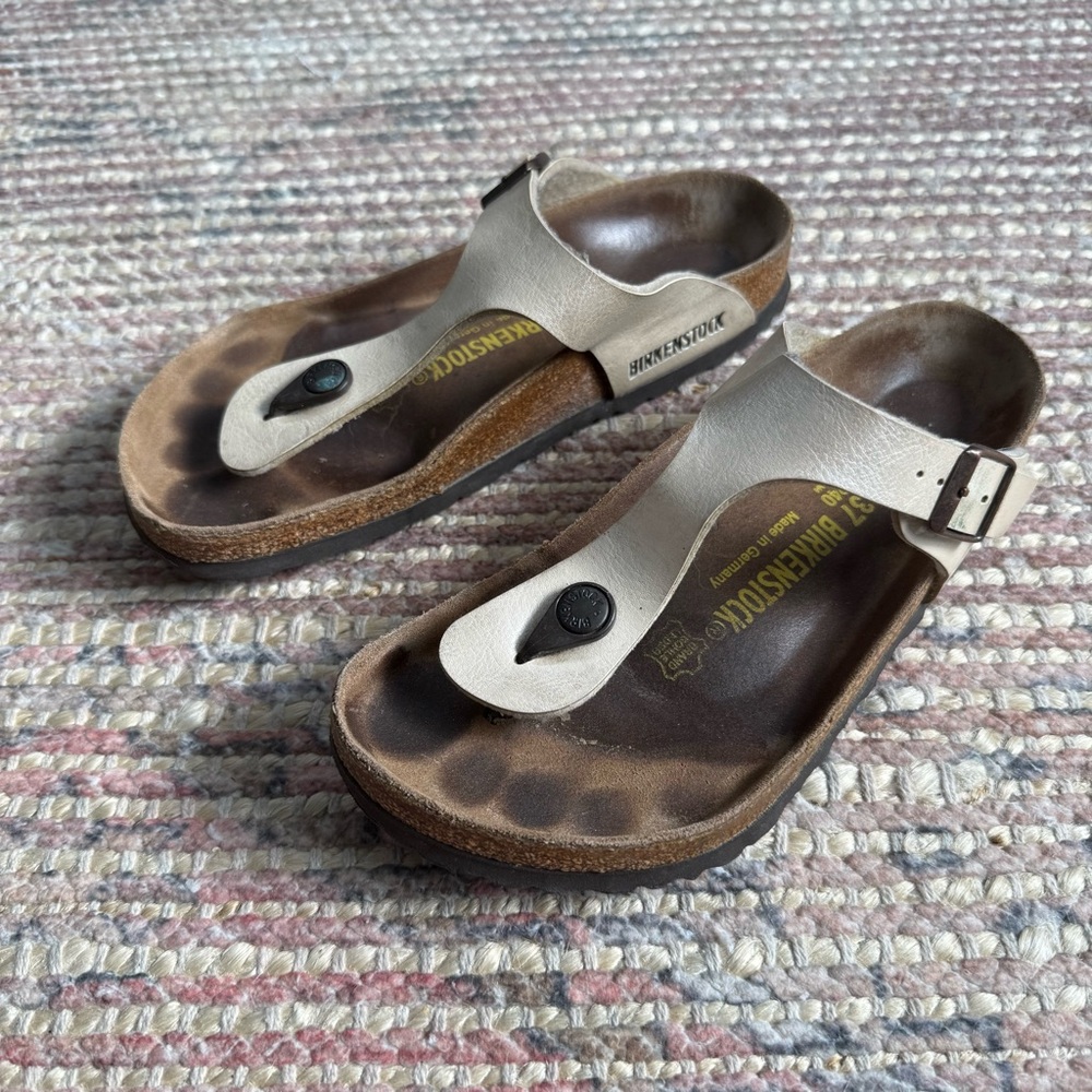 Birkenstock Gizeh Sandal - Pearl/Champagne